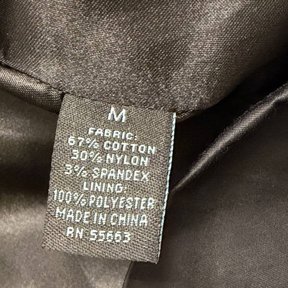 Cynthia Rowley Black Trench Coat with Button Accents - Picture 6 of 6